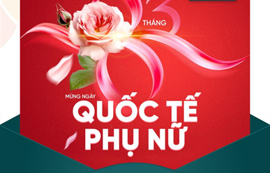 MỪNG NGÀY QUỐC TẾ PHỤ NỮ 8/3